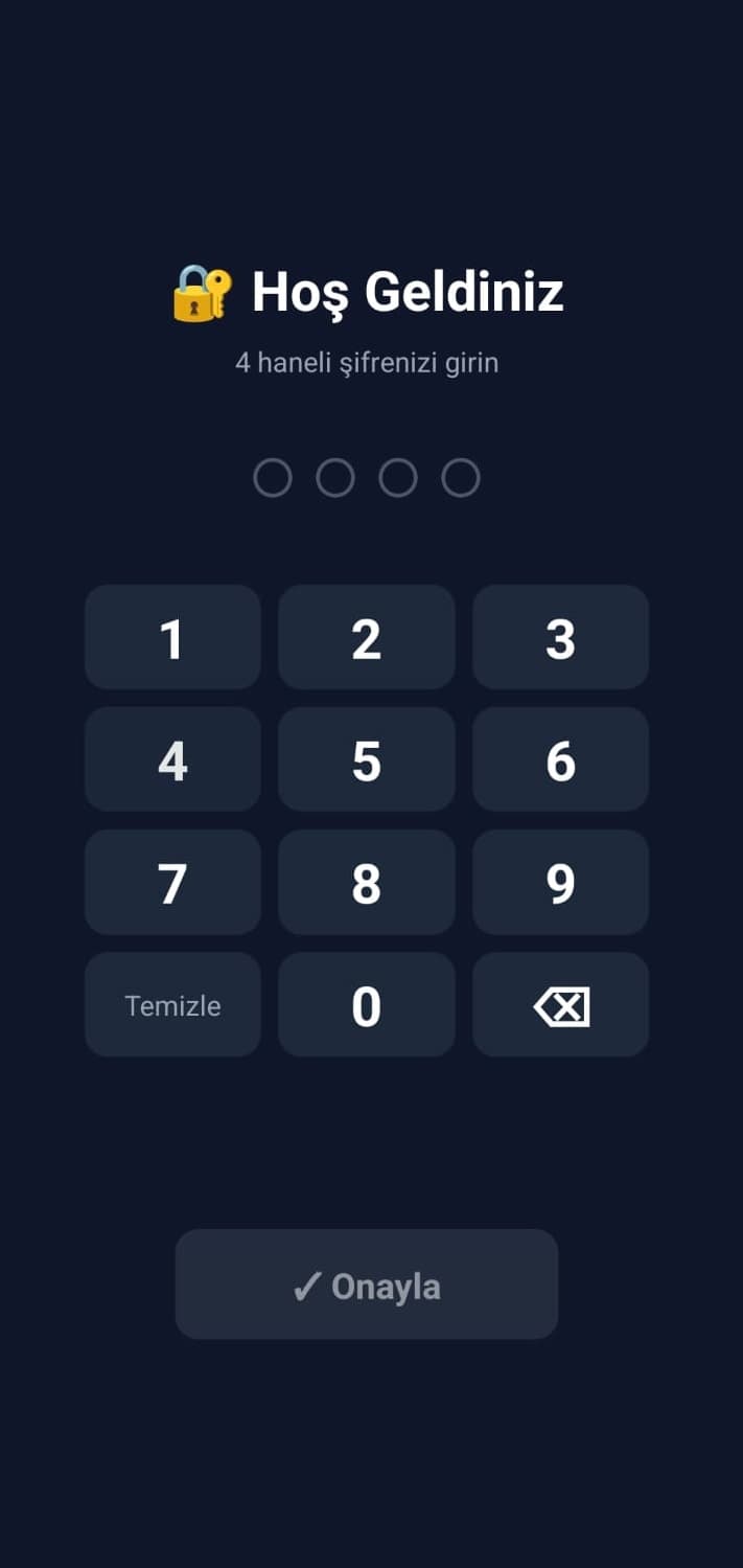 Giriş Ekranı